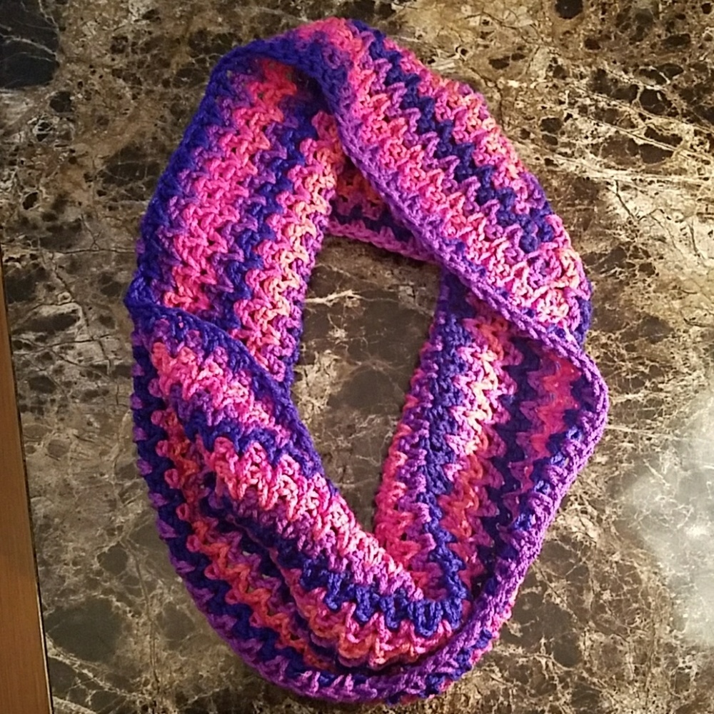 Handmade Crocheted Infinity Cowl